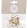 Н-р крючков для игрушек HOUSE OF SEASONS, 50 шт., 10*11,5 см, золото 85650